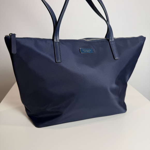 Kate Spade “Hayden” Nylon Tote bag in Navy Blue - Picture 2 of 16